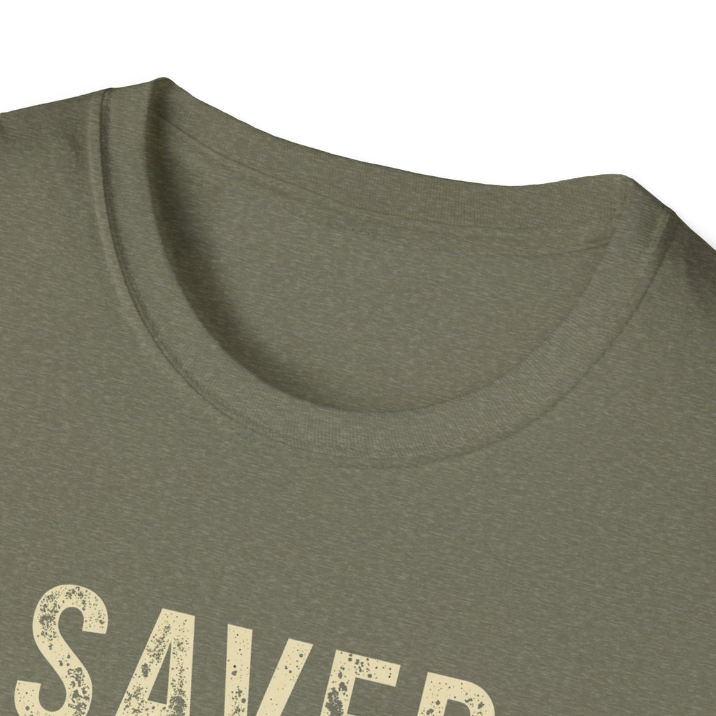 Saved & Salty T‑Shirt — Christian Beachy Faith Graphic Tee
