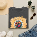 Be The Light Graphic T-Shirt — Floral Lightbulb Inspirational Tee