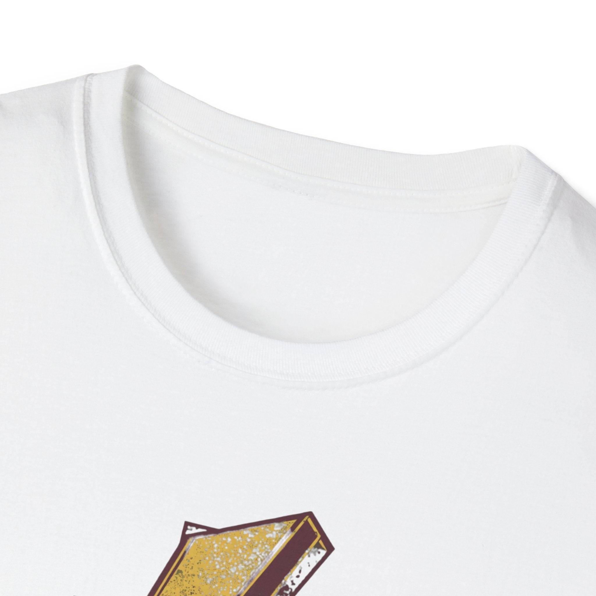 Vintage Lightning Bolt T-Shirt — Retro Distressed Yellow Bolt Tee