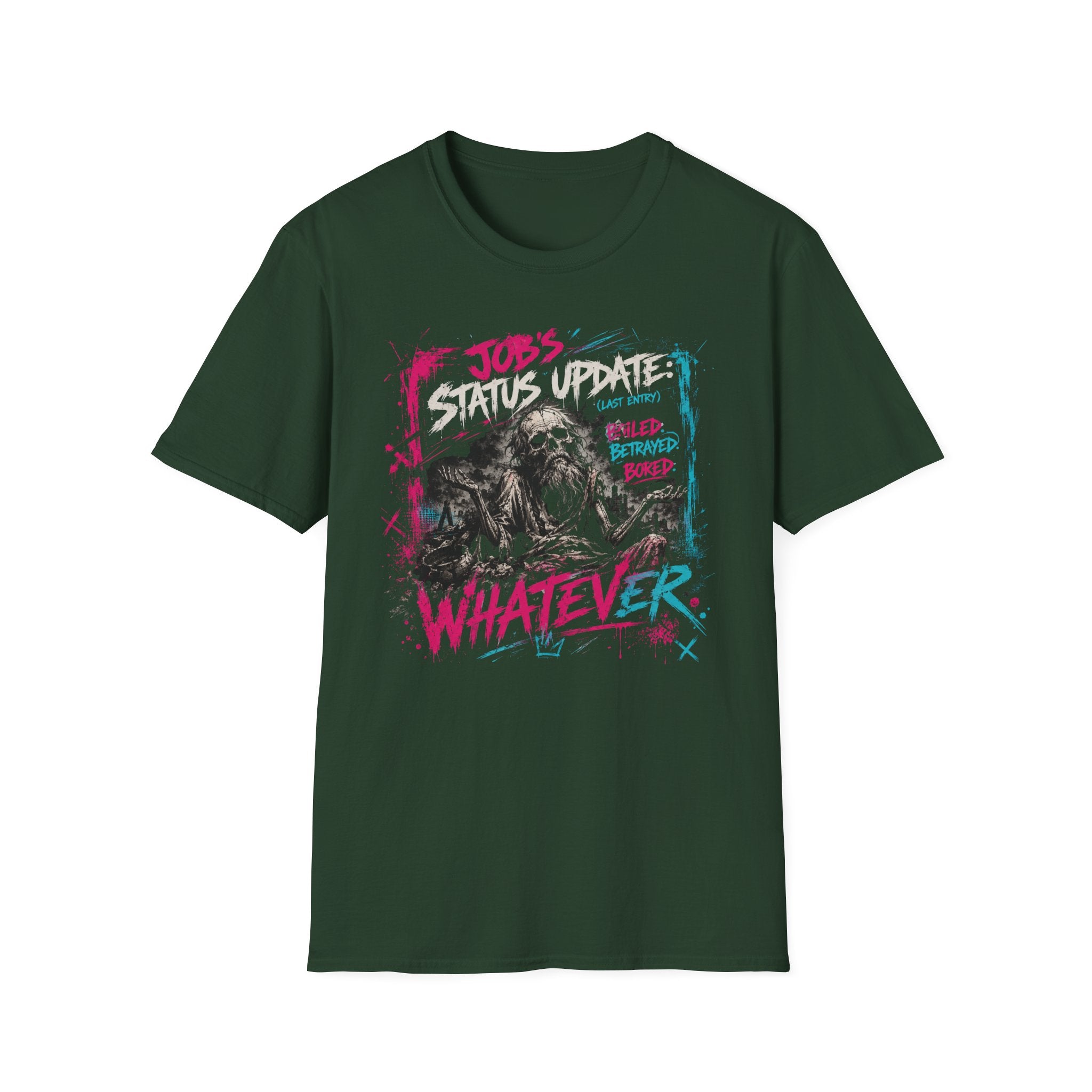Whatever Status Update T-Shirt – Funny Sarcastic Graphic Tee
