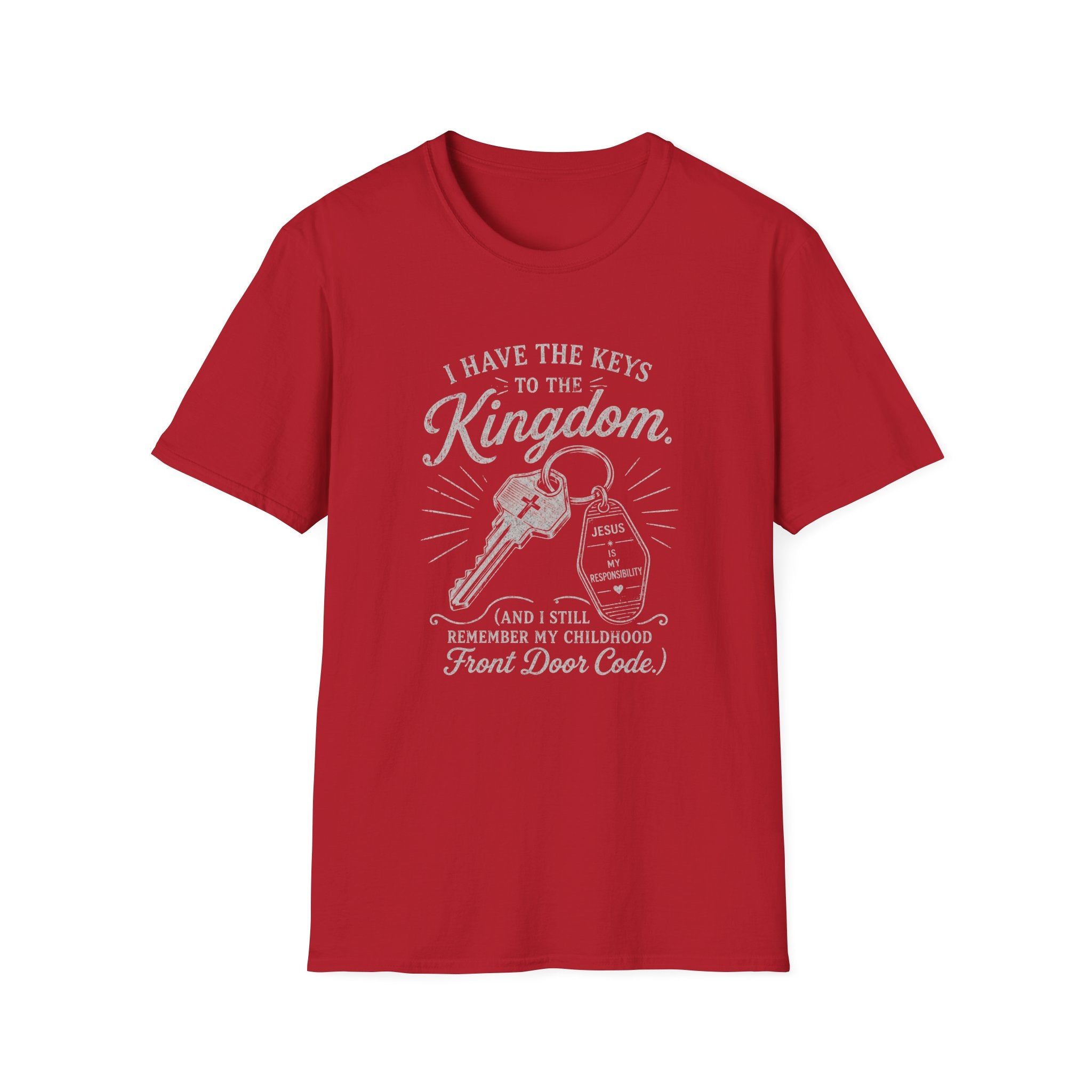 Kingdom Keys T-Shirt — "I Have the Keys to the Kingdom" Church Faith Tee