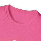Radiant gold cross T-Shirt--Faith in Full Light