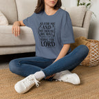 Christian Faith T-Shirt — "As For Me And My House We Will Serve The Lord" Scripture Tee