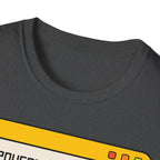 T-Shirt — "Powered by Jesus and Sarcasm" Graphic Tee