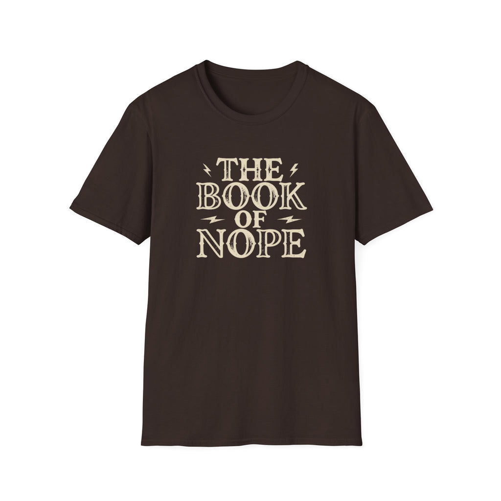 T‑Shirt — "The Book of Nope" Graphic Tee