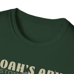 Noah's Ark Graphic T‑Shirt — Vintage Ark Illustration with Animals