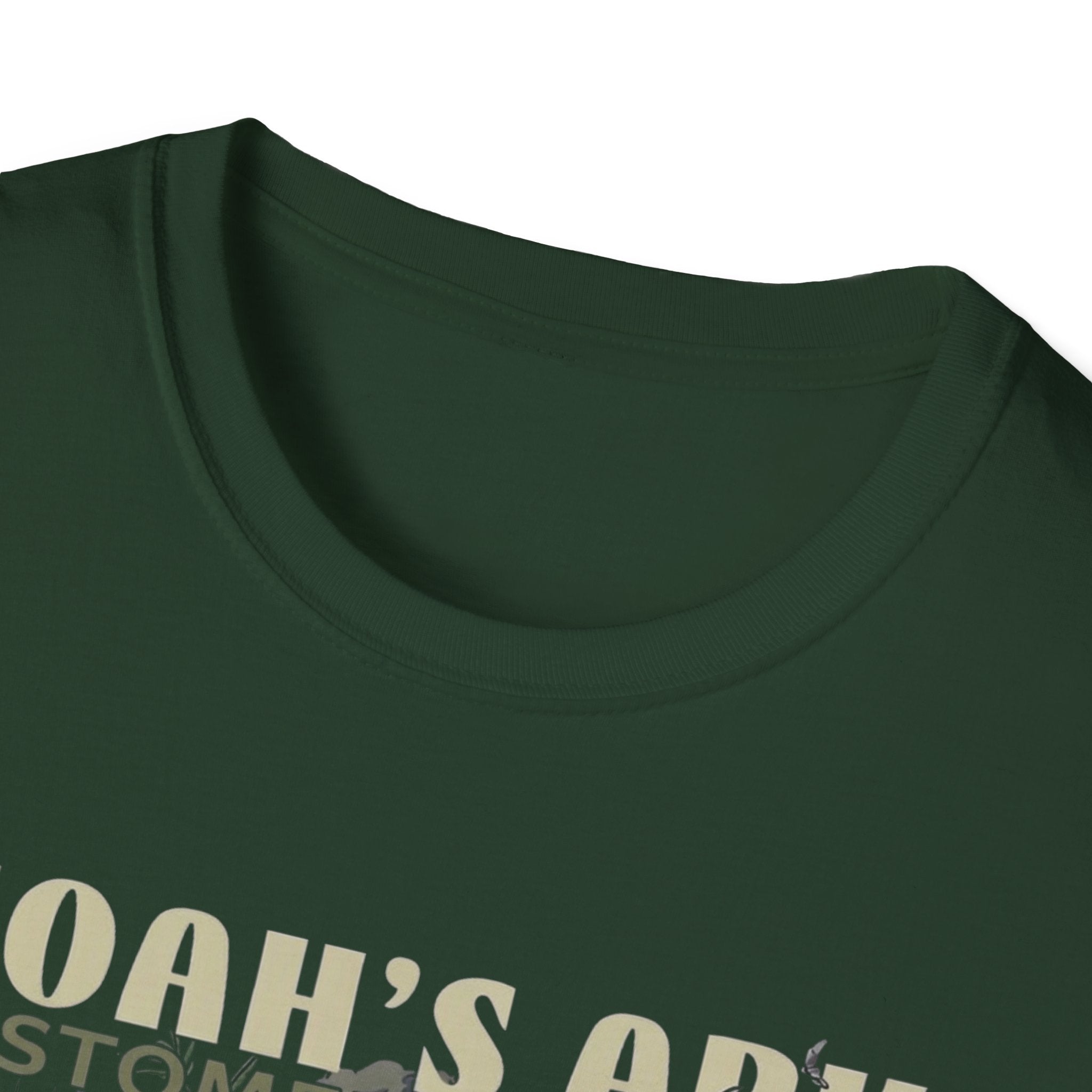 Noah's Ark Graphic T‑Shirt — Vintage Ark Illustration with Animals