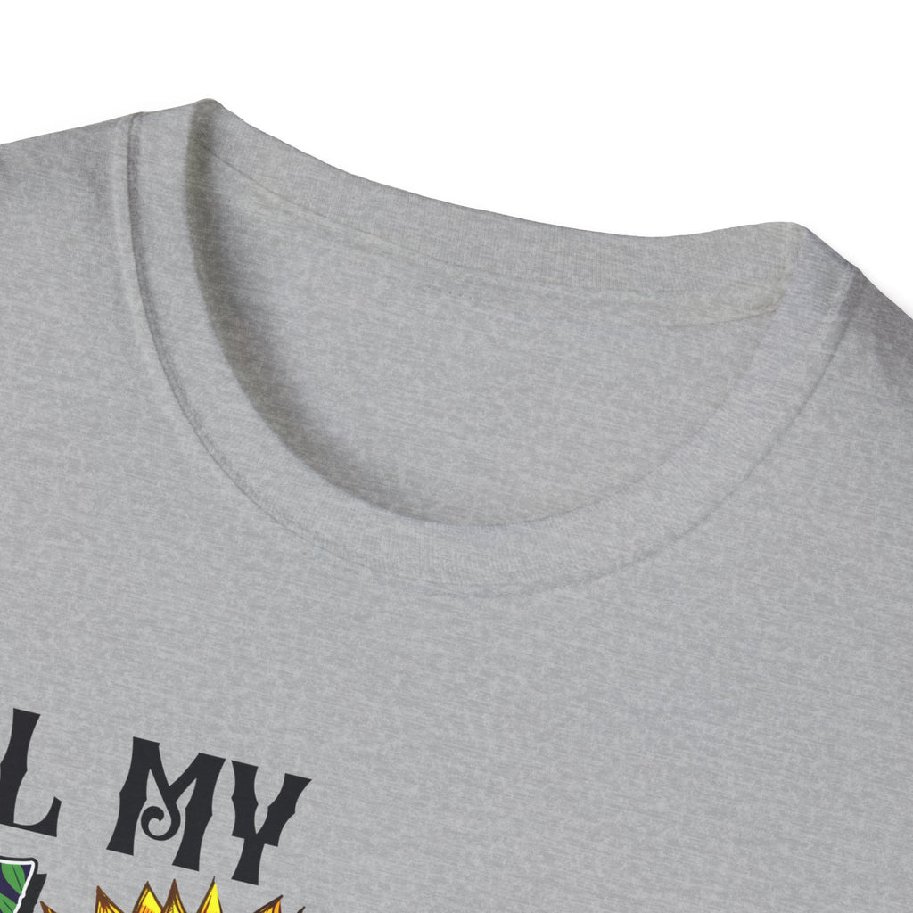 Faith T-Shirt — “All My Hope Is In Jesus” Sunflower Floral Design