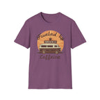 Fueled by Grace & Caffeine Van T-Shirt — Retro Coffee Roadtrip Tee