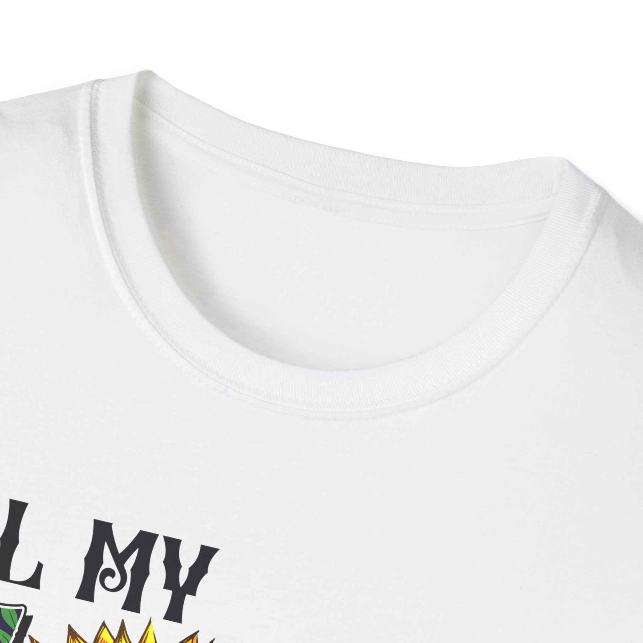 Faith T-Shirt — “All My Hope Is In Jesus” Sunflower Floral Design