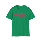 Covered in Grace T‑Shirt — "Running on Coffee, Slightly Unhinged but Saved" Christian Graphic Tee