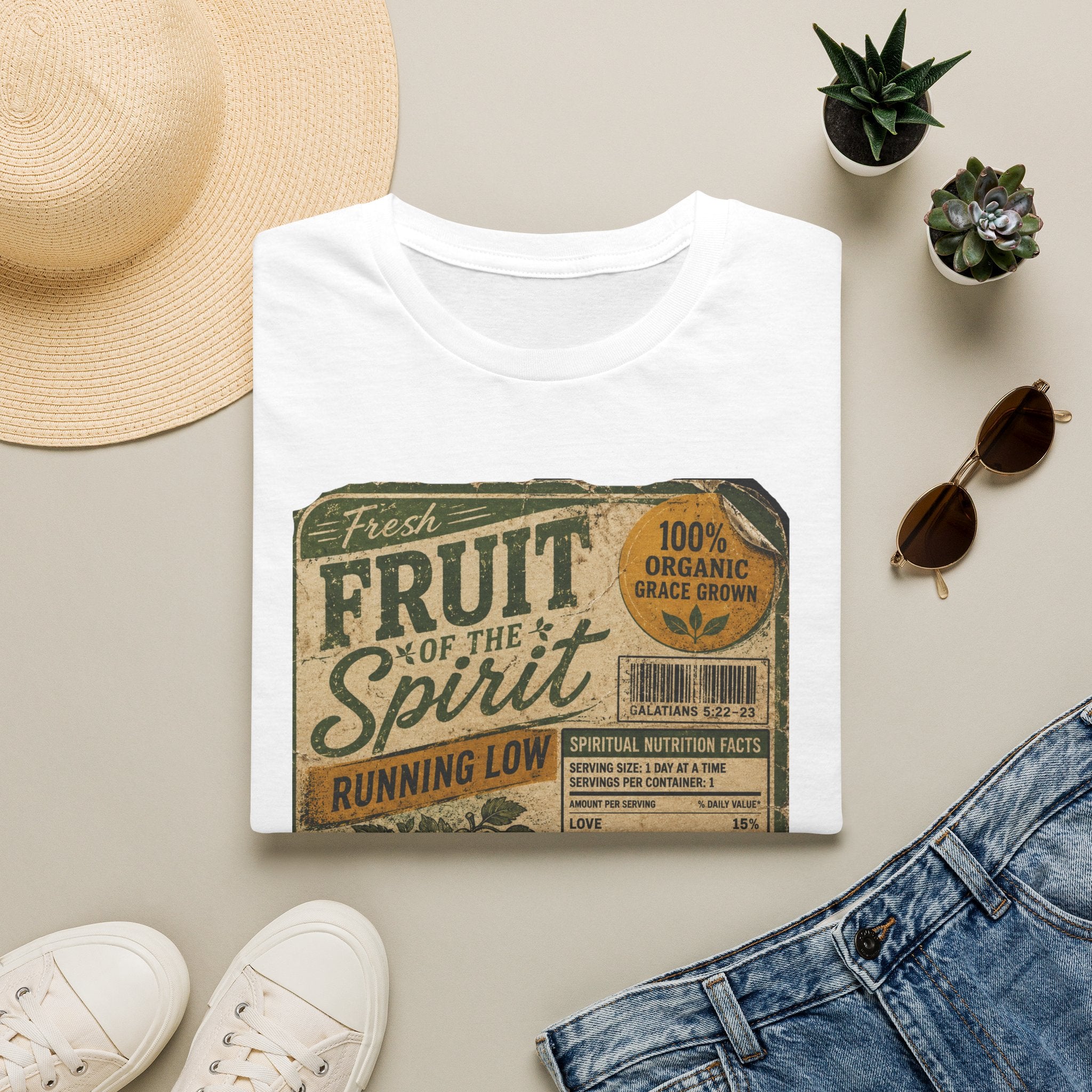 Fruit of the Spirit T‑Shirt — Vintage ‘Fresh Fruit of the Spirit’ Christian Graphic Tee
