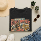 Raised on Hose Water Retro Graphic T-Shirt — Vintage Barber/Salon Vibes