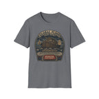 Global Flood Travel Badge T-Shirt – Vintage Ark Graphic Tee ("Unsubscribe from Humanity")