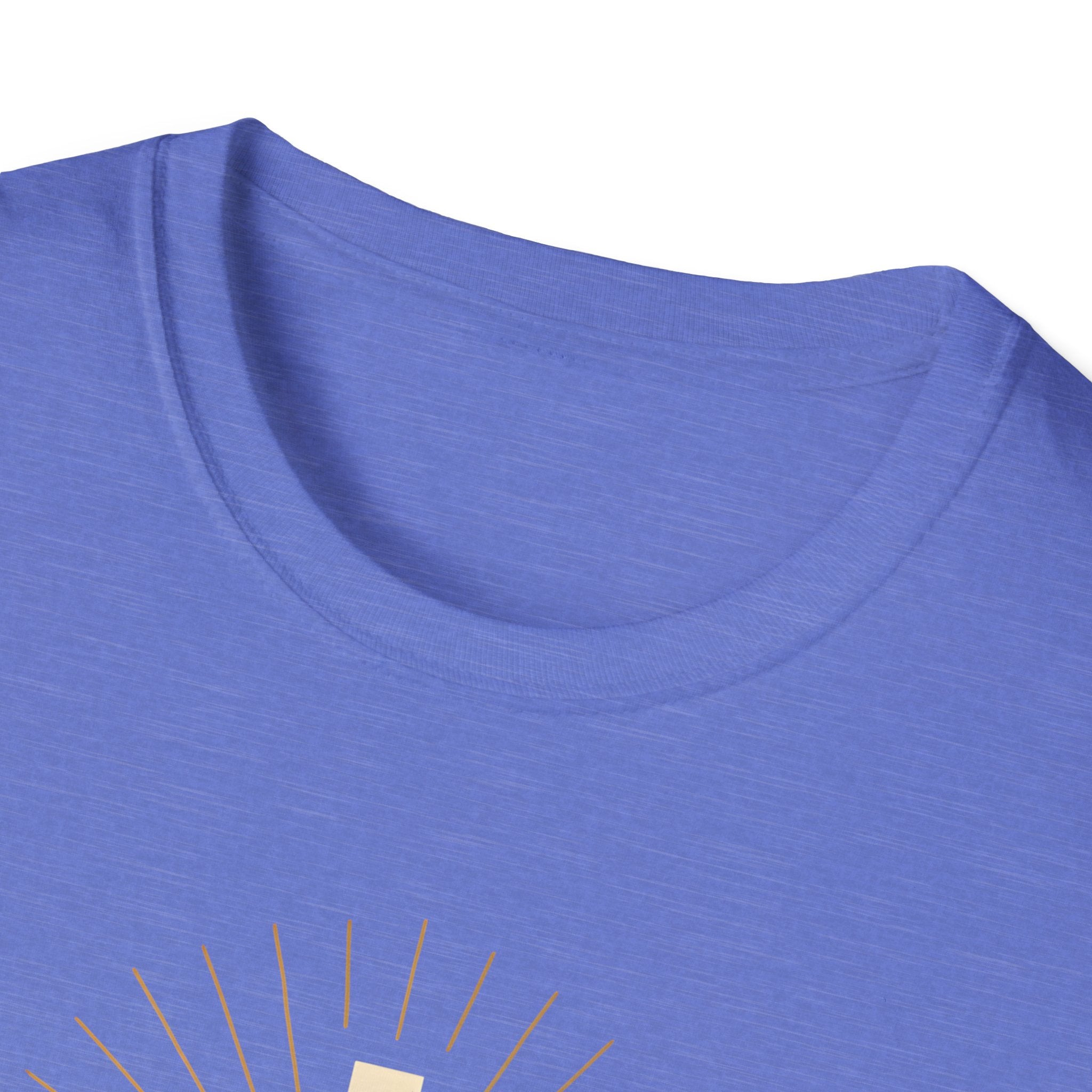 Radiant gold cross T-Shirt--Faith in Full Light