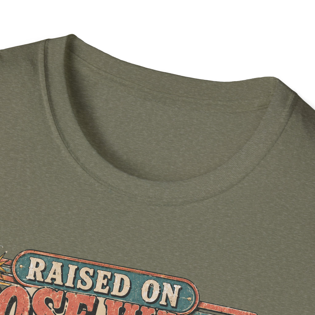Raised on Hose Water Retro Graphic T-Shirt — Vintage Barber/Salon Vibes