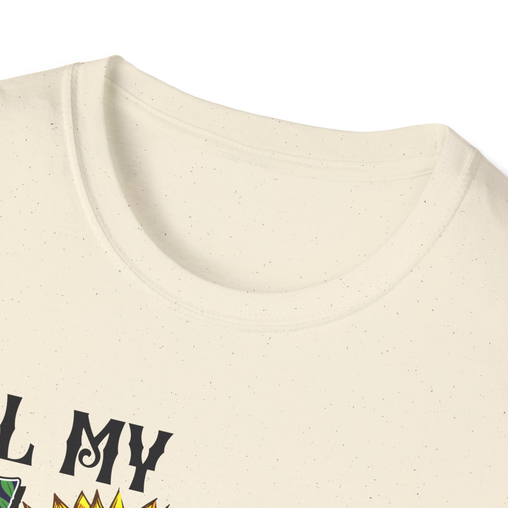 Faith T-Shirt — “All My Hope Is In Jesus” Sunflower Floral Design
