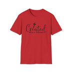 Created With a Purpose Christian T-Shirt — Faith Cross Inspirational Tee