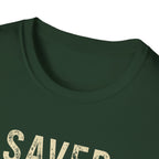 Saved & Salty T‑Shirt — Christian Beachy Faith Graphic Tee