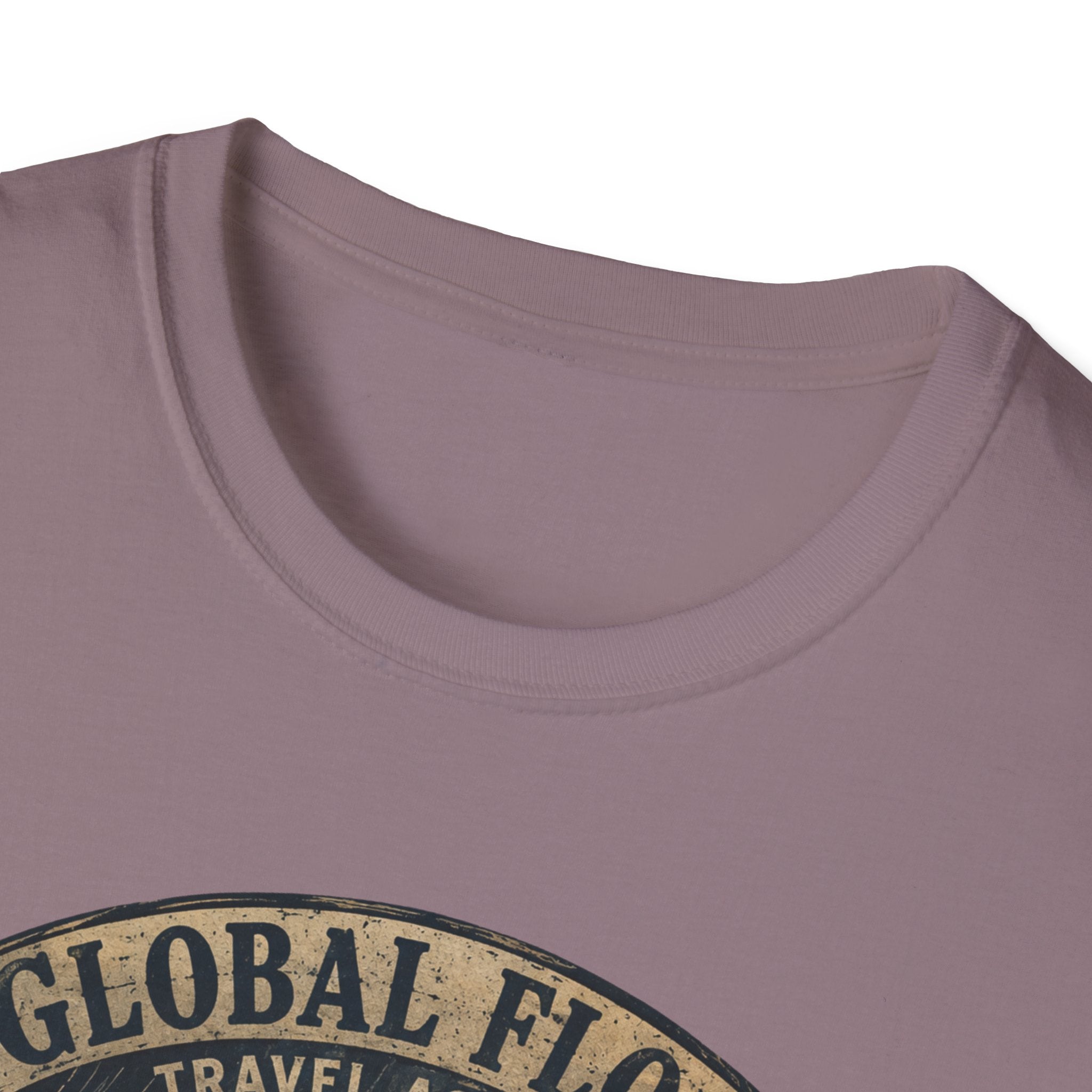 Global Flood Travel Badge T-Shirt – Vintage Ark Graphic Tee ("Unsubscribe from Humanity")