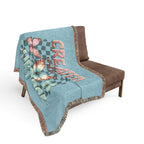 Created With Purpose Woven Blanket — Inspirational Butterfly Throw