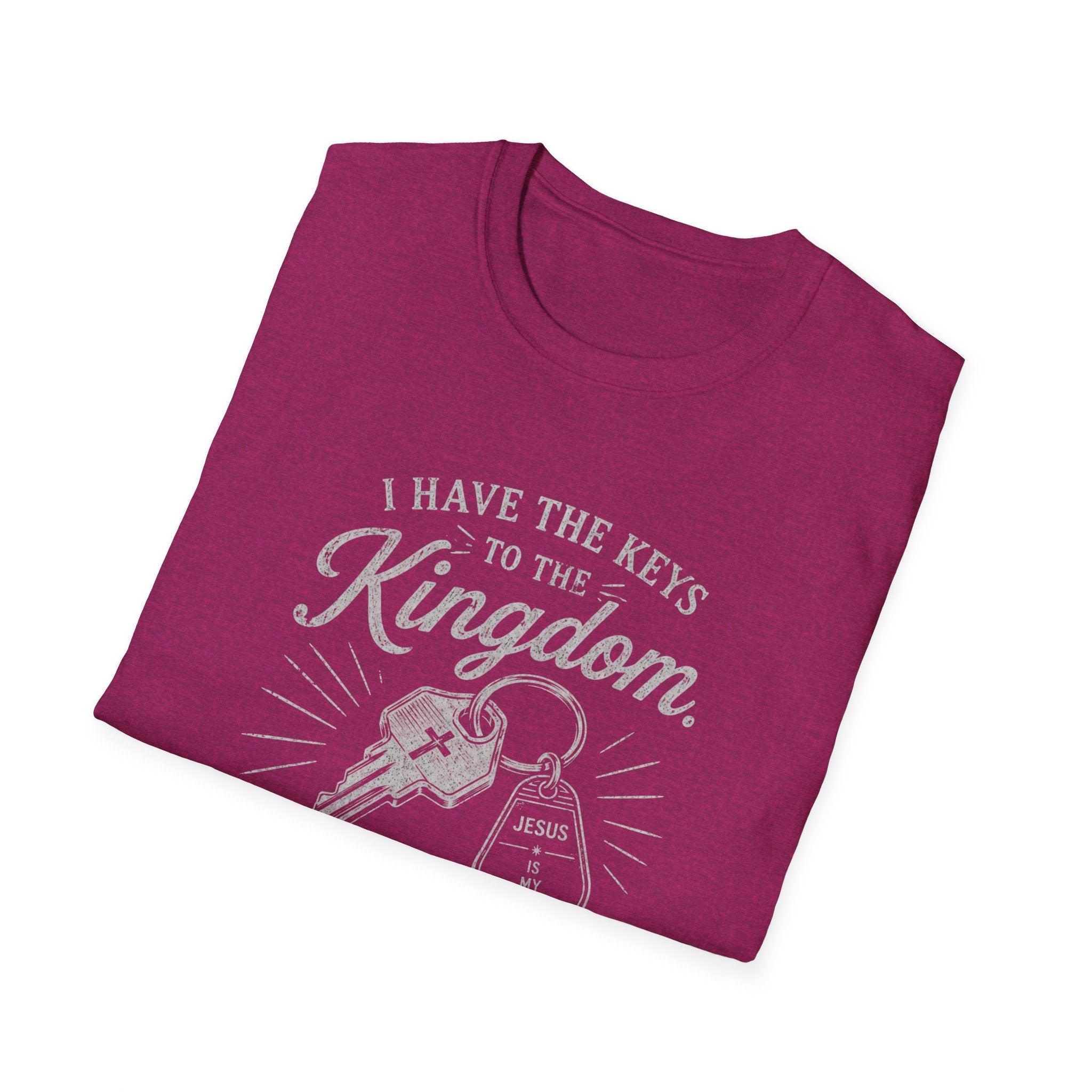 Kingdom Keys T-Shirt — "I Have the Keys to the Kingdom" Church Faith Tee