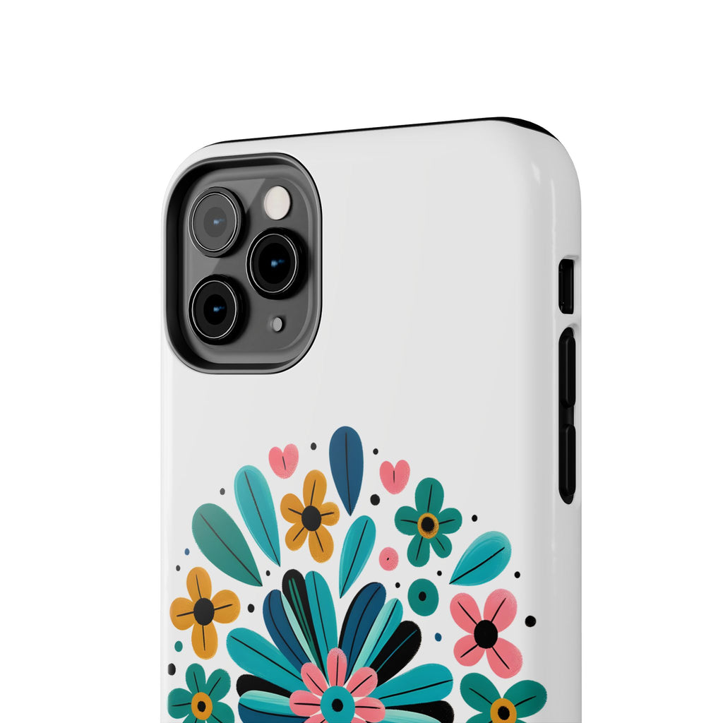 Tough Phone Case — “Love Like Jesus” Floral Christian iPhone Case