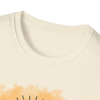 Be The Light Graphic T-Shirt — Floral Lightbulb Inspirational Tee