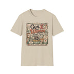 Gen X Women Don't Panic T-Shirt — Retro Raccoon Vintage Graphic Tee