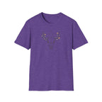 Floral deer skull T-Shirt