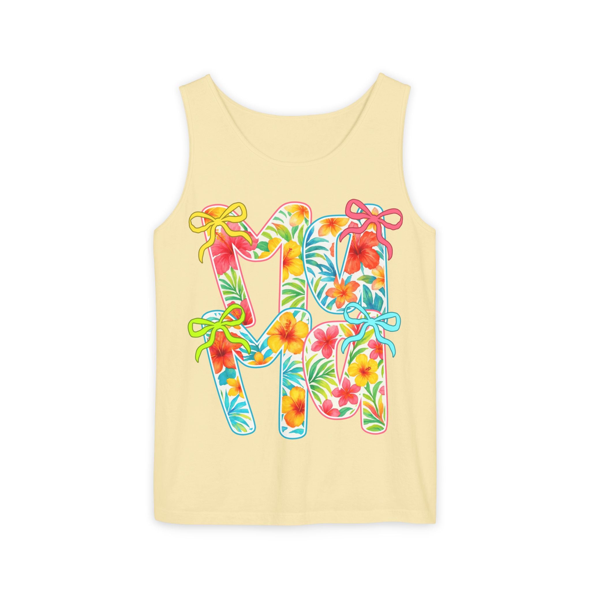 Hawaii Floral 'Mama' Tank Top — Tropical Vacation Beachwear