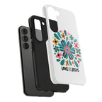 Tough Phone Case — “Love Like Jesus” Floral Christian iPhone Case