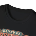 Raised on Hose Water Retro Graphic T-Shirt — Vintage Barber/Salon Vibes