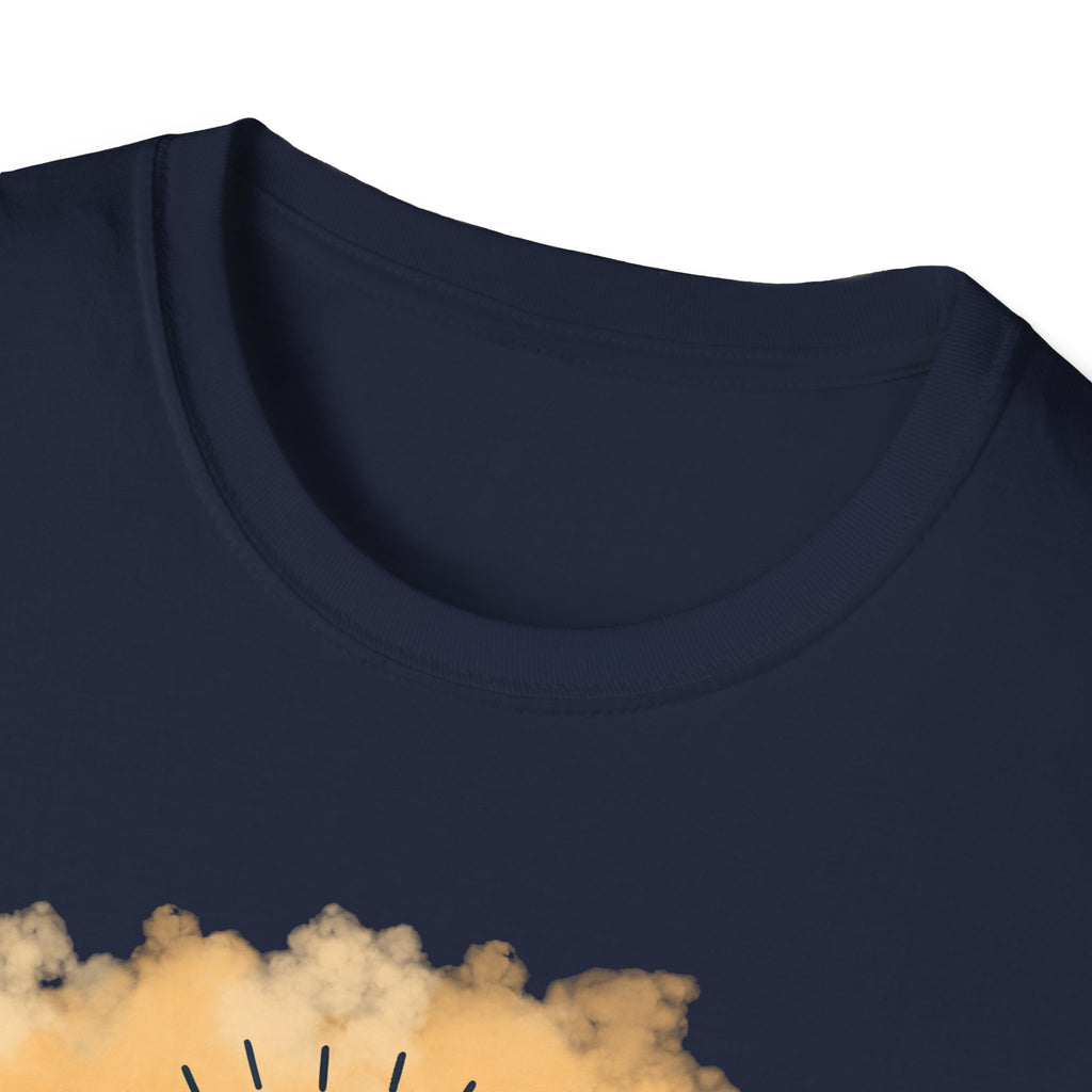 Be The Light Graphic T-Shirt — Floral Lightbulb Inspirational Tee