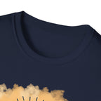 Be The Light Graphic T-Shirt — Floral Lightbulb Inspirational Tee