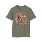 Raised on Hose Water Retro Graphic T-Shirt — Vintage Barber/Salon Vibes