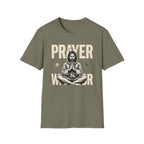 Prayer Warrior T-Shirt — Meditative Jesus Graphic Tee