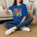 God Blessed the USA T-Shirt — Patriotic Christian Flag Tee