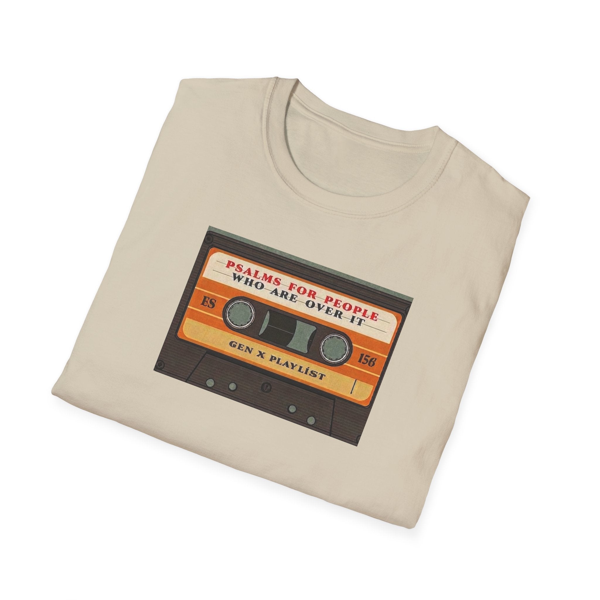 Retro Cassette T-Shirt — "Mixtapes for People Who Are Over It" Vintage Music Tee