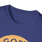 Christian T-Shirt — "God’s Still Working on My Attitude" Retro Sun Graphic