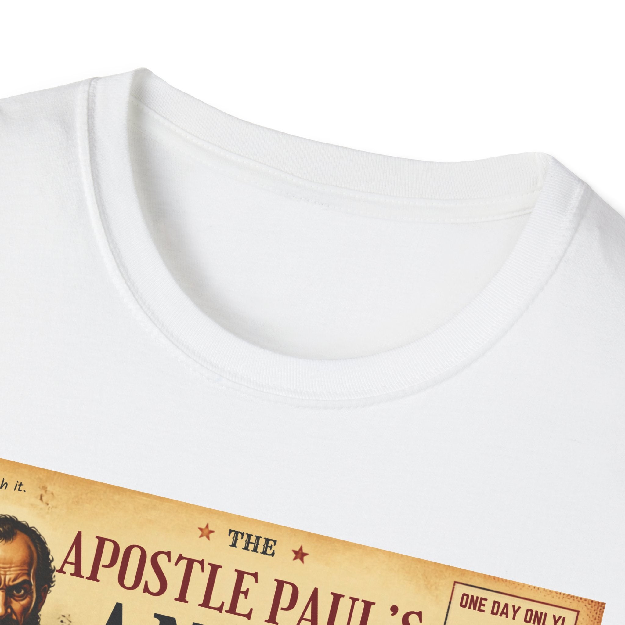 T-Shirt — "Apostle Paul's Anger Management Seminar" Vintage Christian Humor Tee
