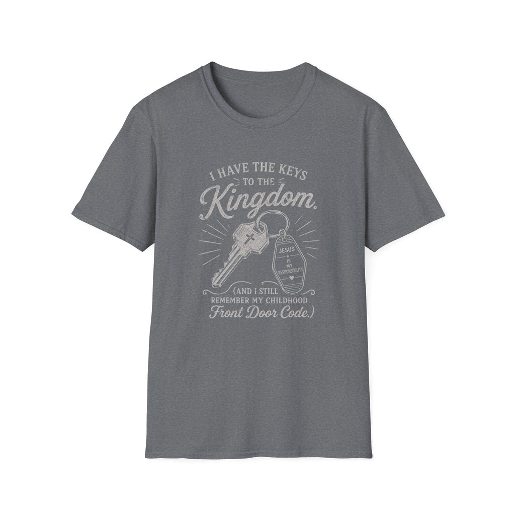 Kingdom Keys T-Shirt — "I Have the Keys to the Kingdom" Church Faith Tee