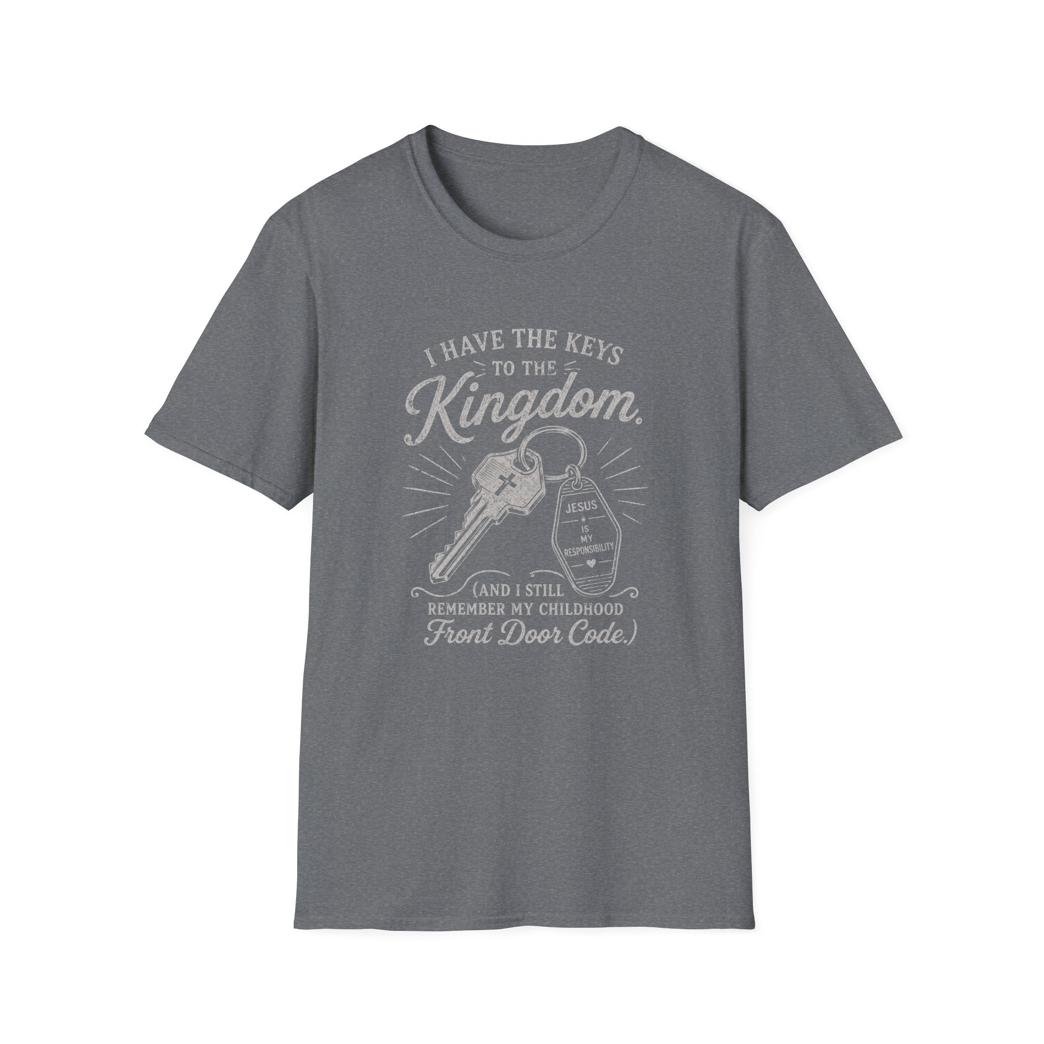 Kingdom Keys T-Shirt — "I Have the Keys to the Kingdom" Church Faith Tee