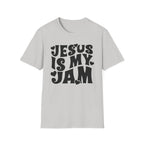 Jesus Is My Jam T-Shirt — Retro Heart Faith Tee
