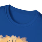 Be The Light Graphic T-Shirt — Floral Lightbulb Inspirational Tee