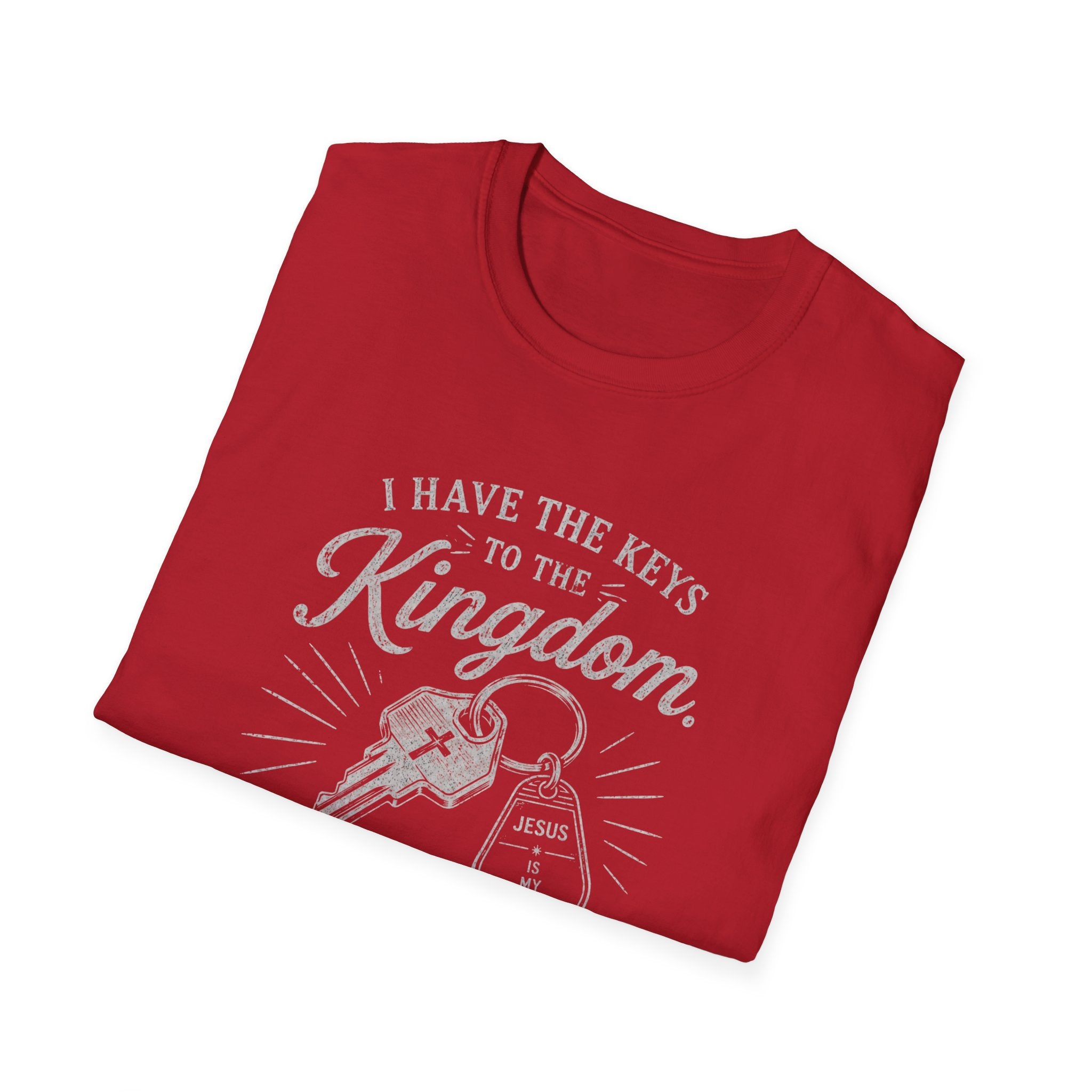 Kingdom Keys T-Shirt — "I Have the Keys to the Kingdom" Church Faith Tee