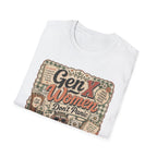 Gen X Women Don't Panic T-Shirt — Retro Raccoon Vintage Graphic Tee