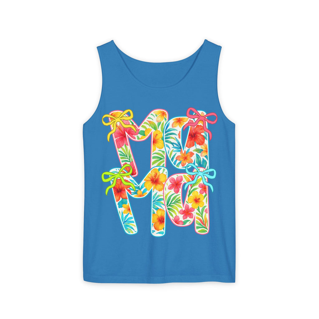 Hawaii Floral 'Mama' Tank Top — Tropical Vacation Beachwear