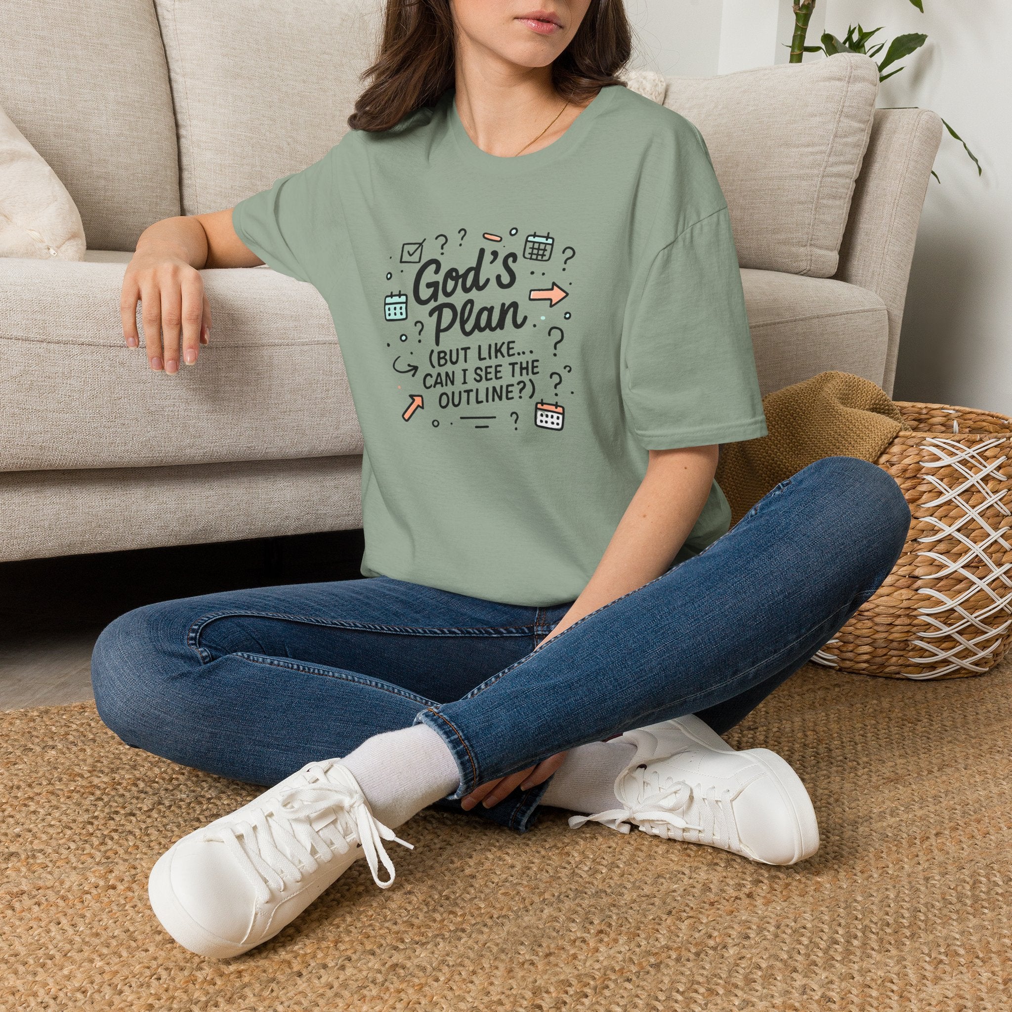 God's Plan Illustration T-Shirt