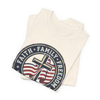 Faith Family Freedom Tee | patriotic, faith-based, vintage Americana